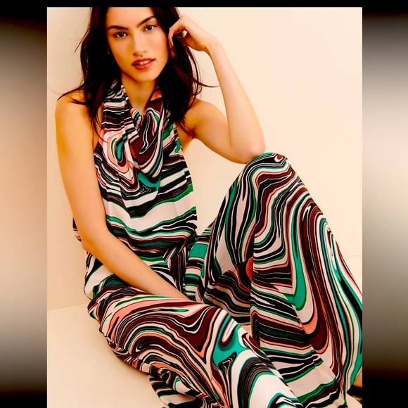 Anthropology, Corey Lynn Calter halter Wave jumpsuit. - Picture 3 of 7